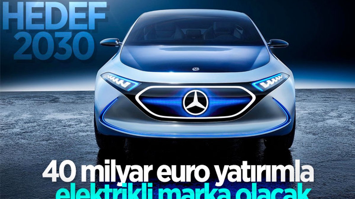 Mercedes, 40 milyar euro yatırımla tamamen elektrikliye geçiyor