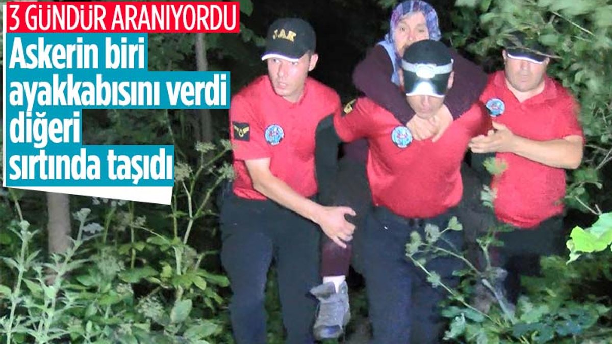 Uludağ'da kaybolan kadın 3 gün sonra sağ bulundu