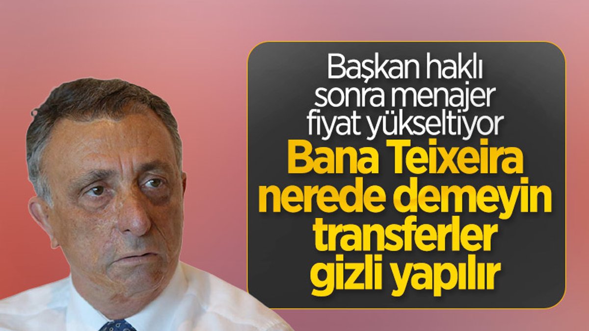 Ahmet Nur Çebi: Yolda gören Teixeira'yı soruyor