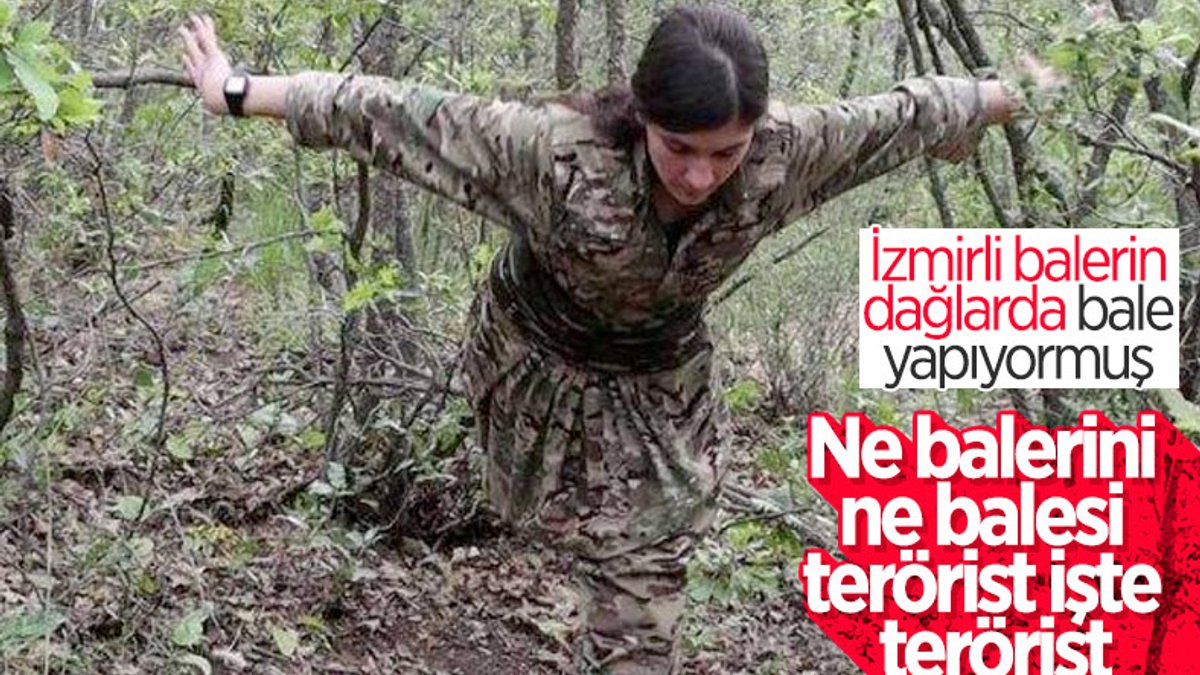Terör örgütü PKK'nın İzmirli balerini