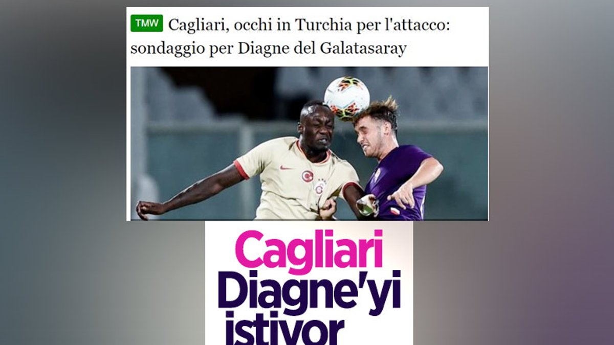 Galatasaraylı Mbaye Diagne'ye Cagliari kancası