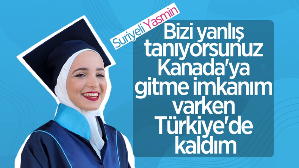 Suriyeli Yasmin Nayal, Türkiye'de üniversiteyi birincilikle bitirdi