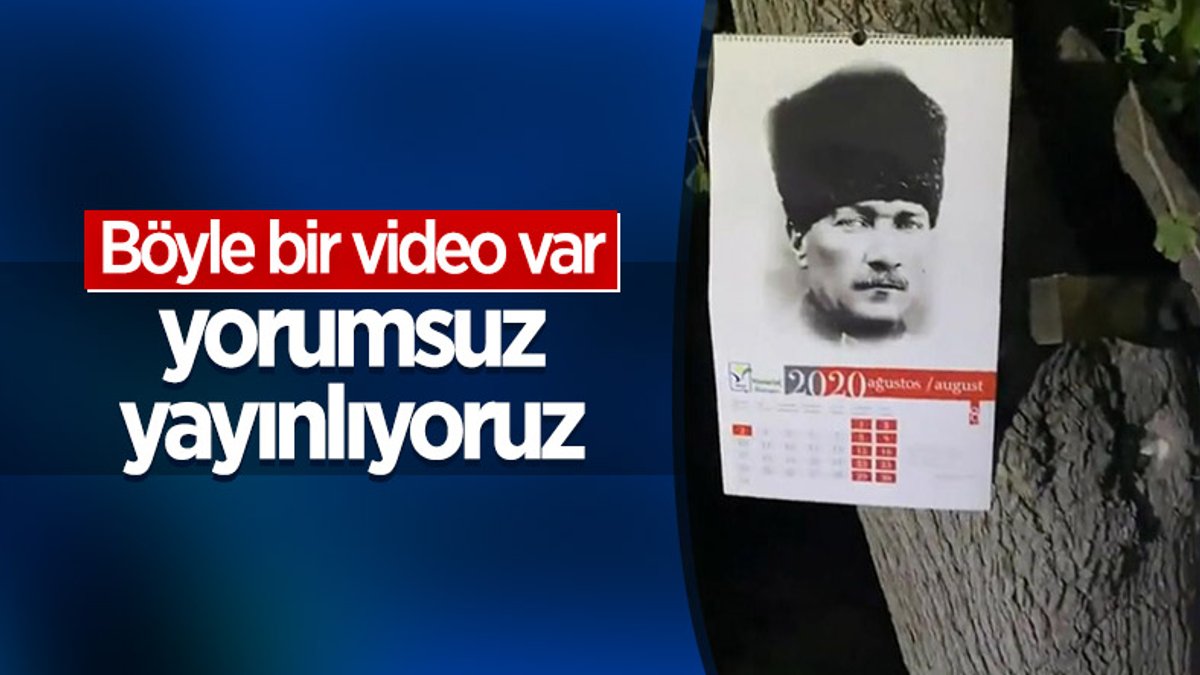 Manavgat orman yangınında Atatürk posteri yanmadı diyorlar