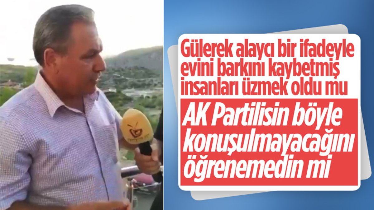 AK Partili Gündoğmuş Belediye Başkanı'ndan yangın mağdurları hakkında tepki çeken sözler