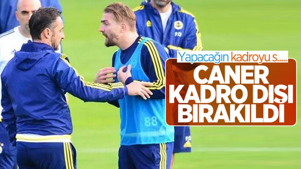 Fenerbahçe'de Sinan Gümüş ve Caner Erkin kadro dışı bırakıldı