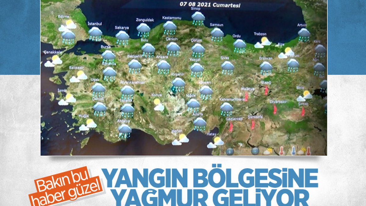 Meteoroloji'den Antalya için yağış tahmini