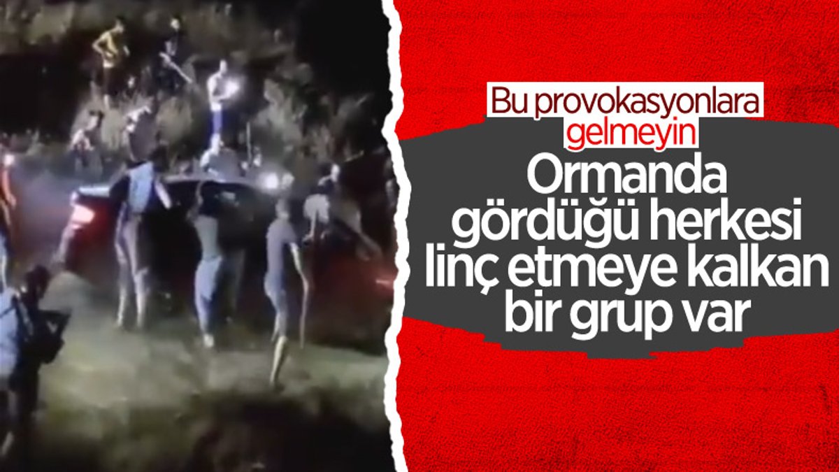 Aydın'da orman yakmak isteyen teröristler iddiası olay çıkardı