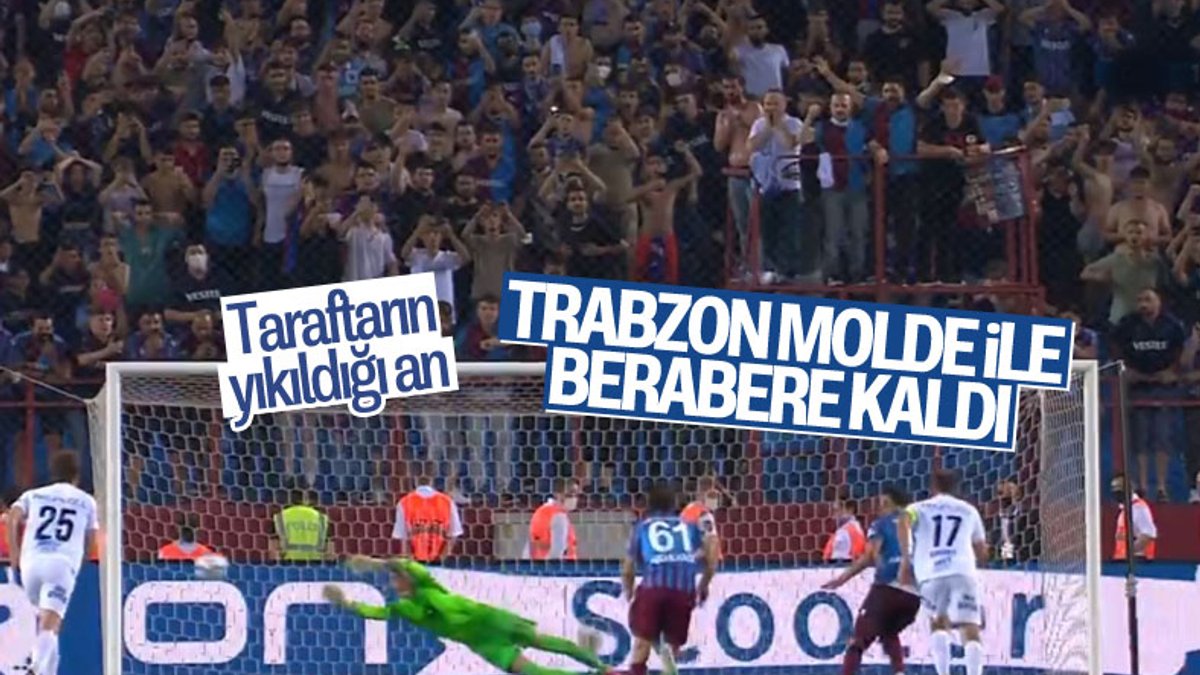 Trabzonspor Molde ile berabere kaldı