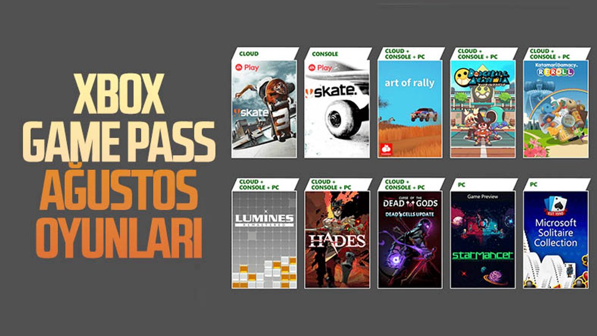 GTA 5'e veda: Ağustosun ilk yarısında Xbox Game Pass'e eklenecek oyunlar
