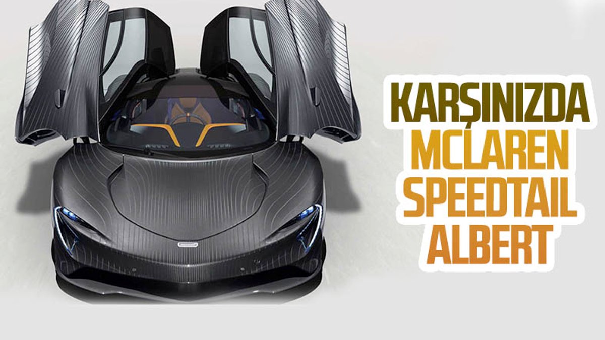 1050 beygirlik yeni canavar: McLaren Speedtail Albert