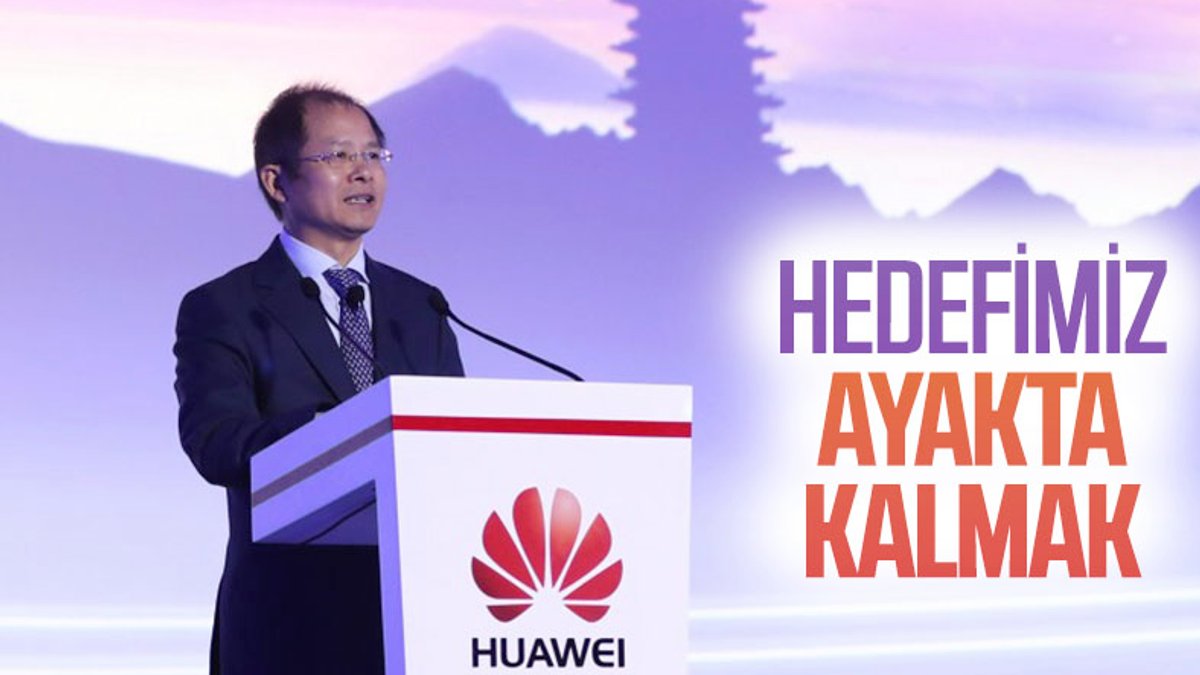 Huawei'nin başkan yardımcısı: Hedefimiz ayakta kalmak