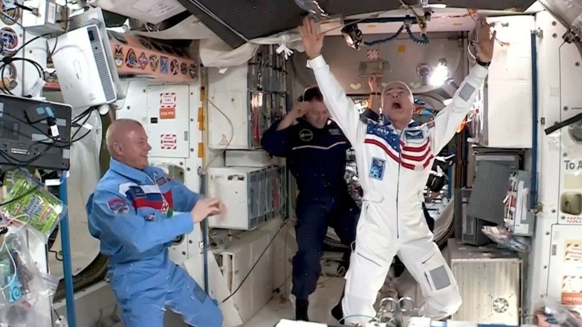 Uluslararası Uzay İstasyonu'nda uzay oyunları yapıldı