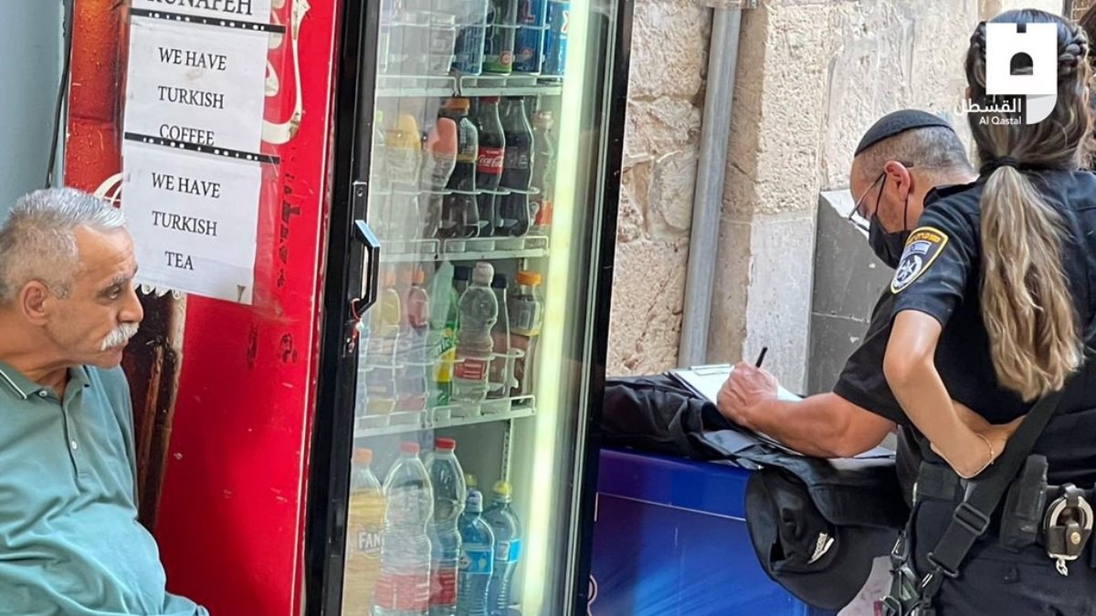 İsrail'de, dükkanına Erdoğan fotoğrafı asan esnafa para cezası