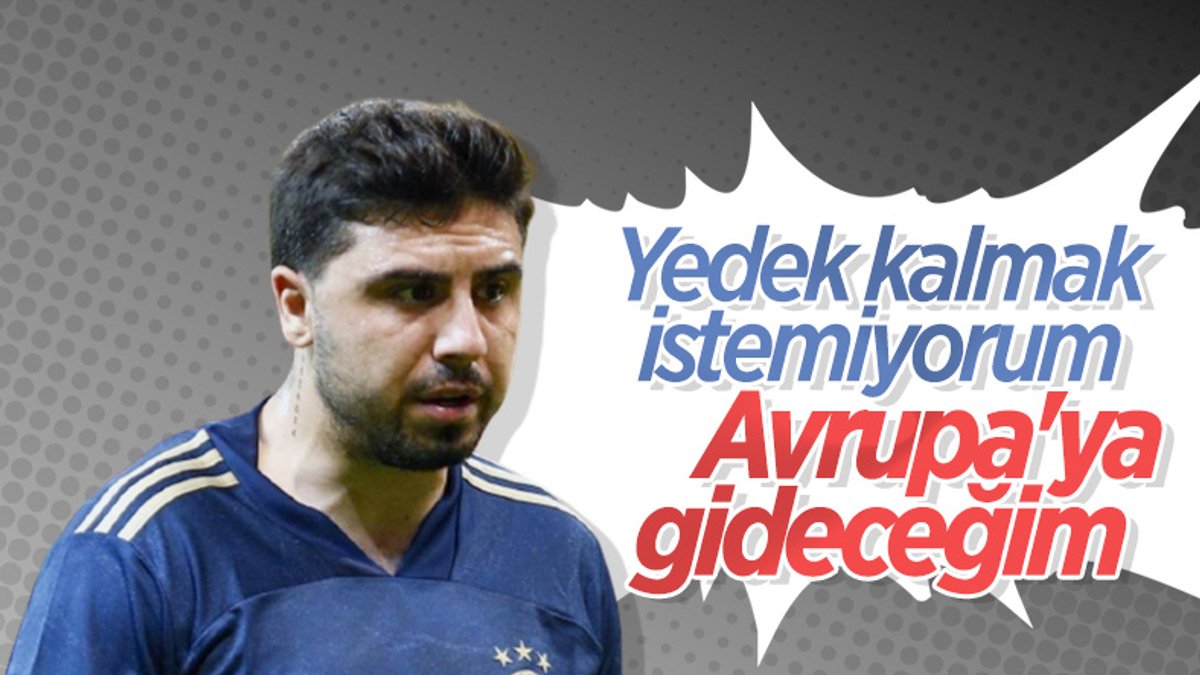 Fenerbahçe'de Ozan Tufan'ın hayali Avrupa