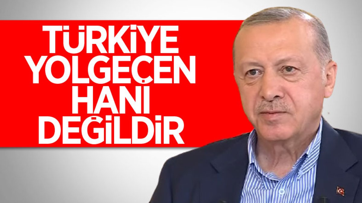 Cumhurbaşkanı Erdoğan: Türkiye yolgeçen hanı değildir