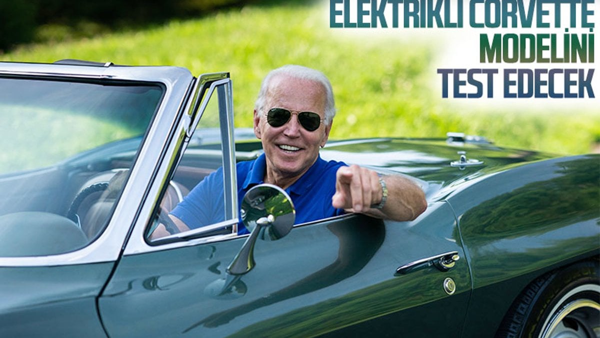 Joe Biden, ilk elektrikli Corvette modelini test edecek