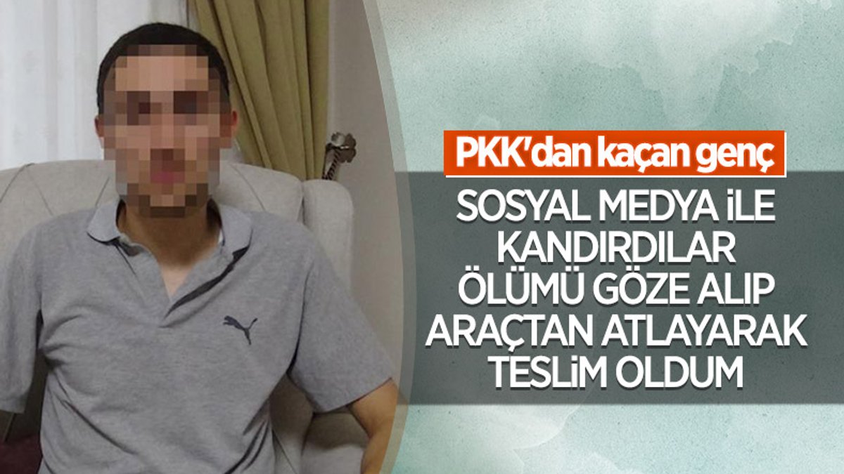 PKK'dan kaçarak teslim olan Mustafa Biçer, terör örgütünün iç yüzünü anlattı