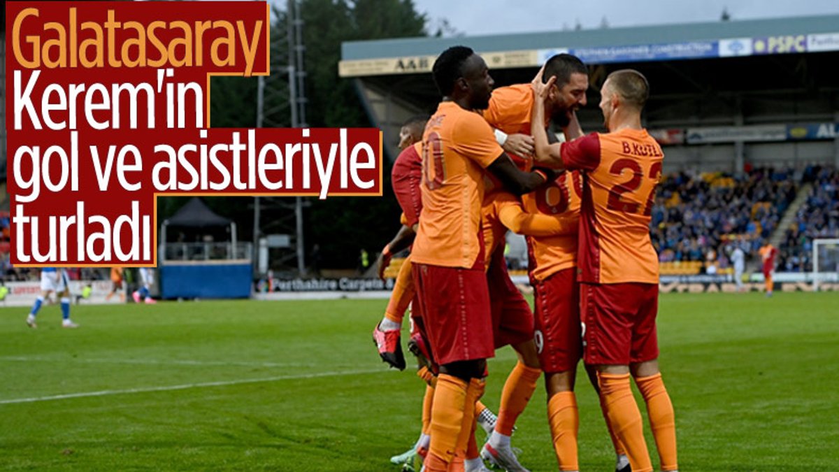 Galatasaray, St Johnstone'ı 4-2 yendi