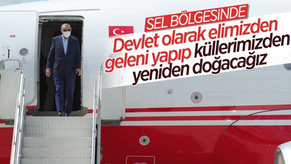Cumhurbaşkanı Erdoğan: Bu afetleri de aşacağız