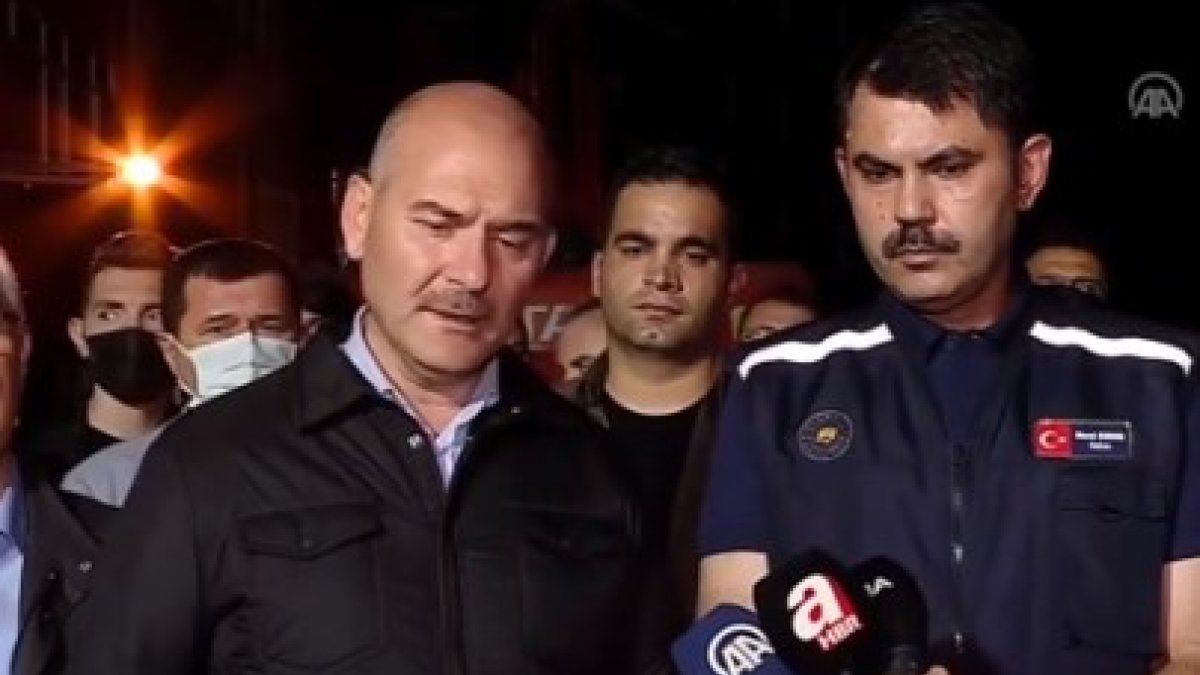 Süleyman Soylu ile Murat Kurum, Kastamonu'daki selin son durumunu açıkladı