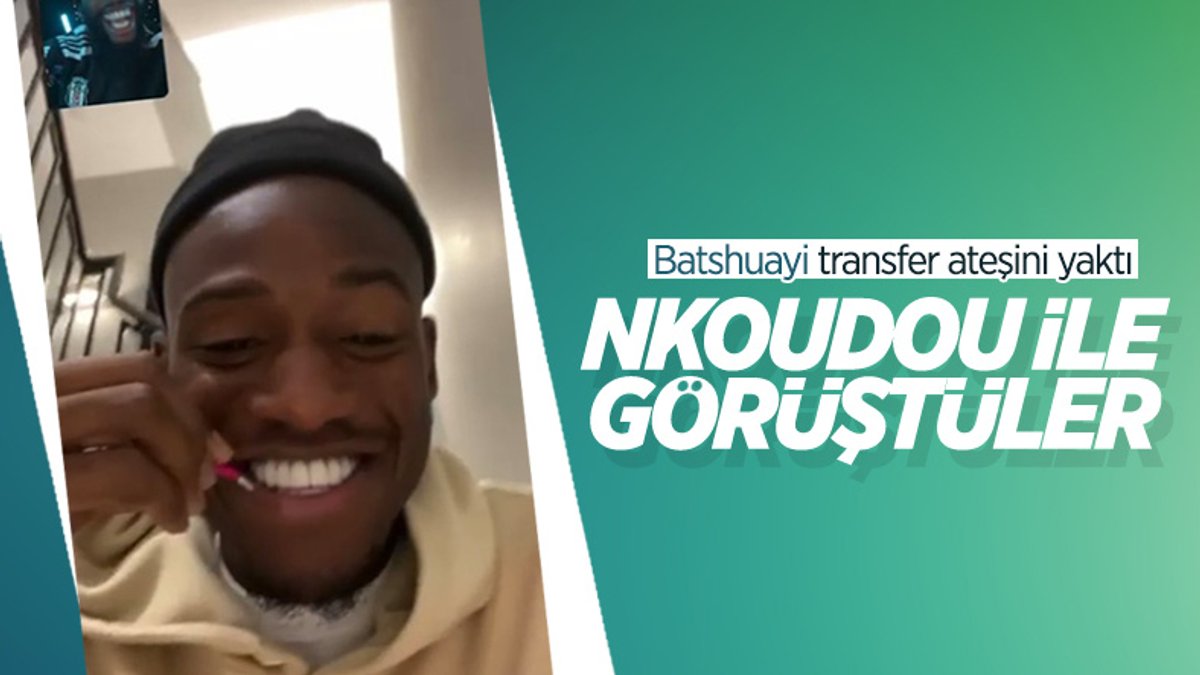 Batshuayi, Nkoudou ile görüştü