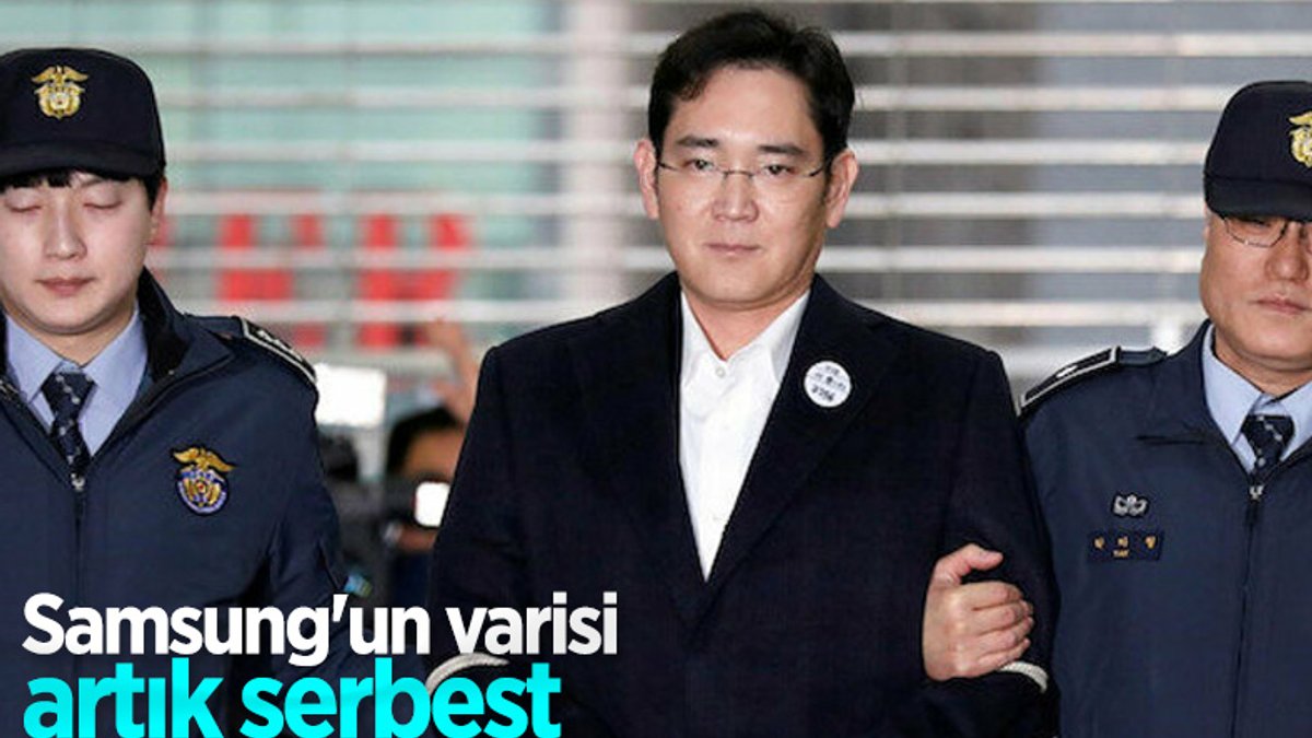 Samsung'un varisi Lee Jae-yong serbest bırakıldı