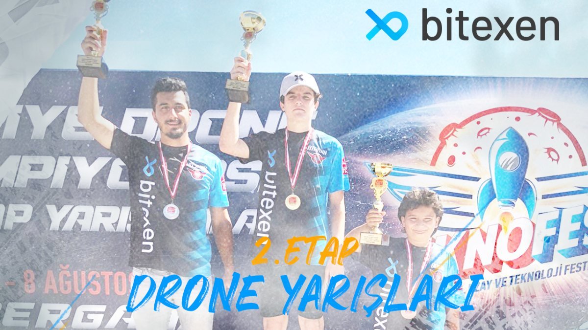 Bitexen Sponsorluğunda Drone Yarışçıları Spor Kulübü İlk Üçte Kupa Kaldırıldı