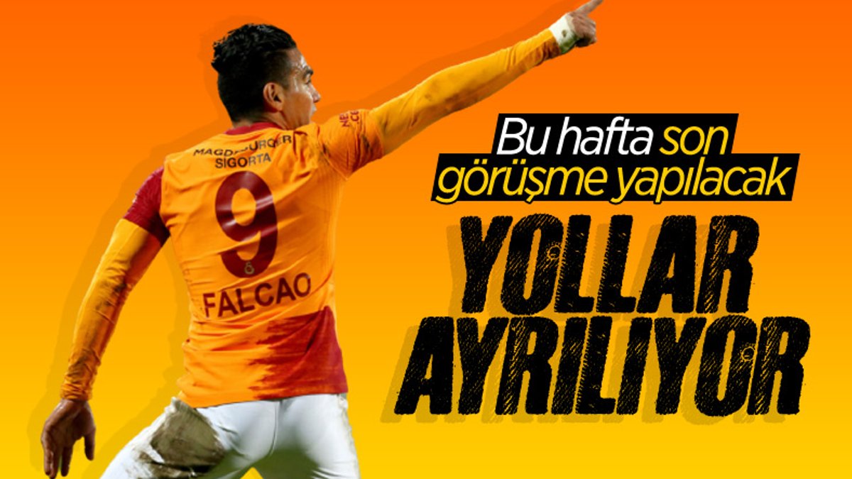 Galatasaray'da Falcao ile yollar ayrılıyor