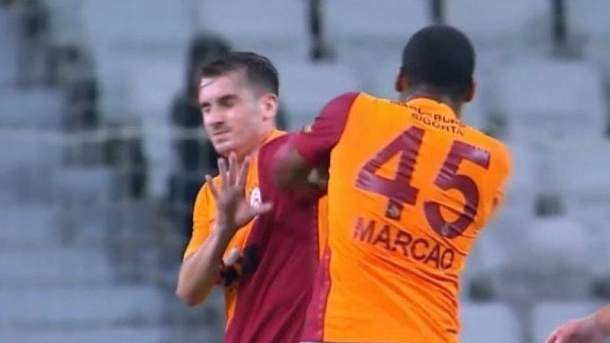 Galatasaray'da Kerem Aktürkoğlu'na saldıran Marcao, antrenmana çıkmadı