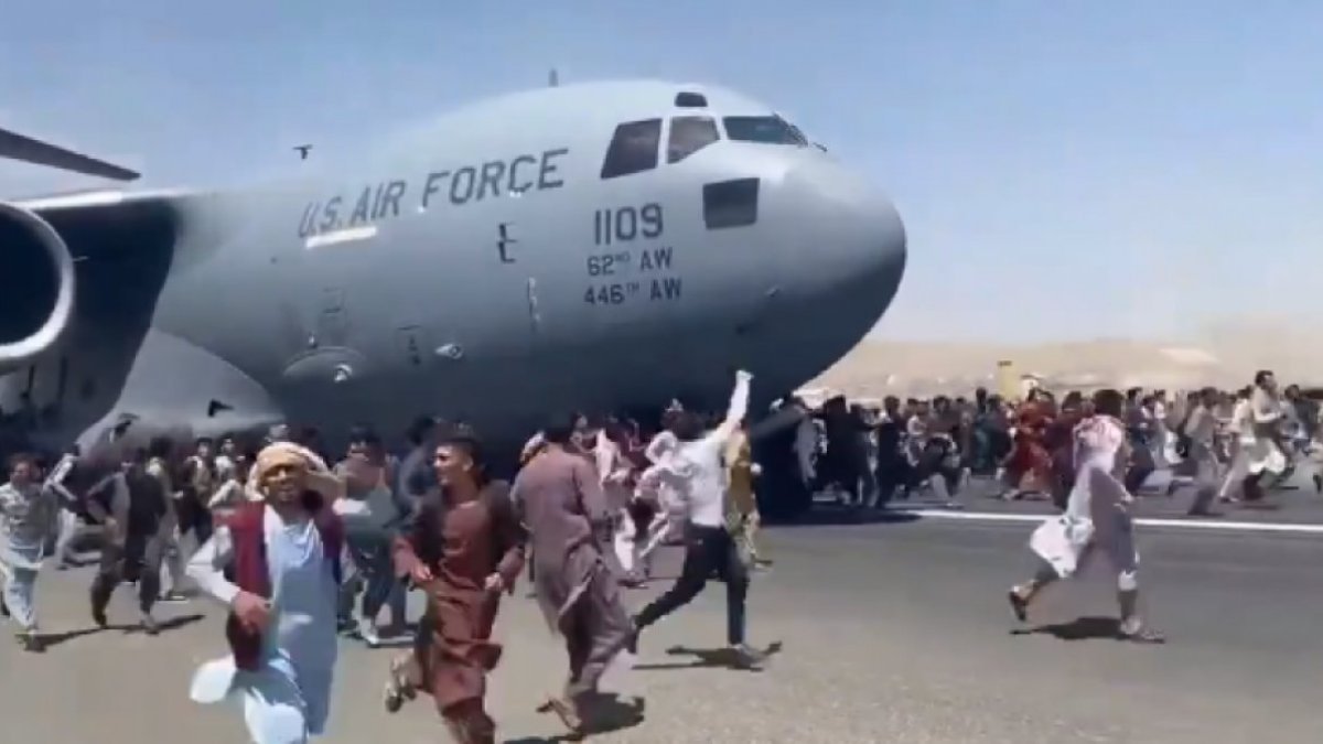 ABD Hava Kuvvetleri Kabil'den kalkan uçağa soruşturma açtı
