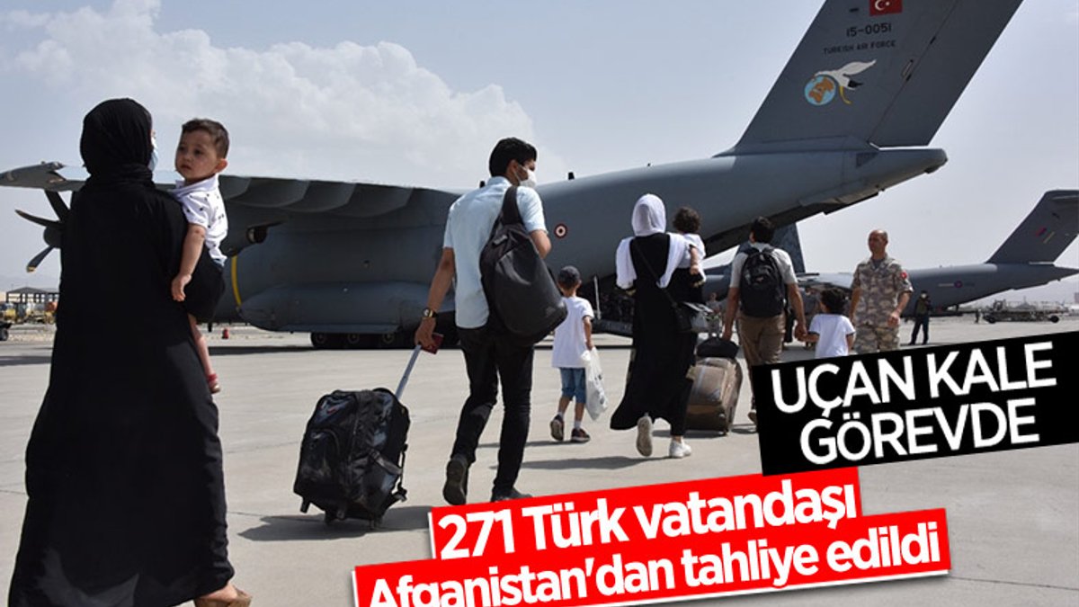 Afganistan'da Türk vatandaşların tahliyesi sürüyor