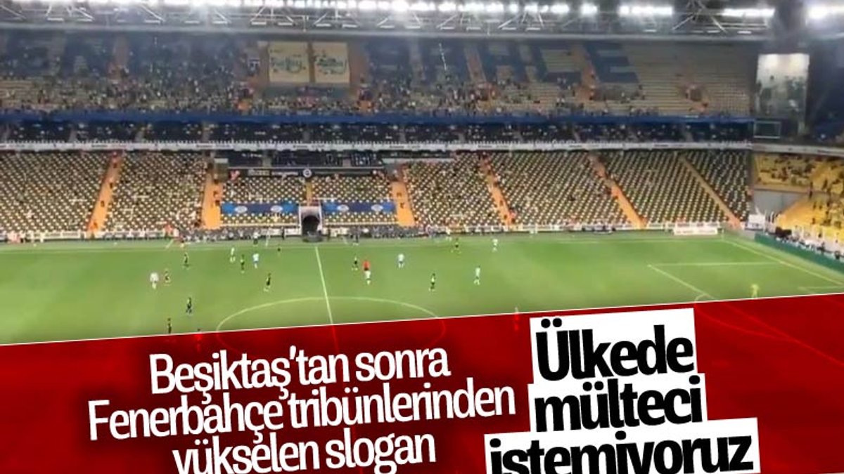 Fenerbahçe taraftarından tepki: Ülkede mülteci istemiyoruz
