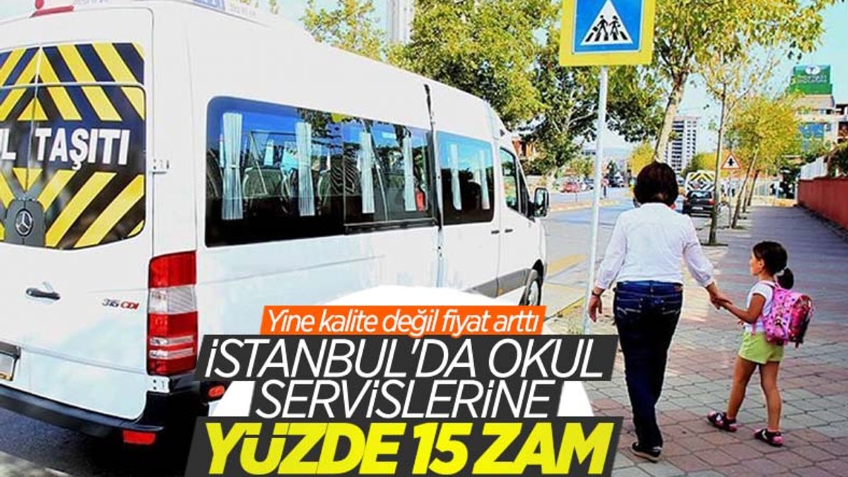 İstanbul'da en ucuz okul servisi 421 lira olacak