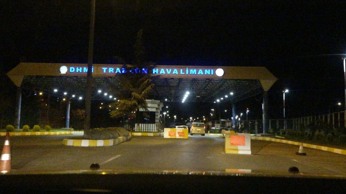 Trabzon Havalimanı'nda pist çatladı, uçuşlar iptal edildi