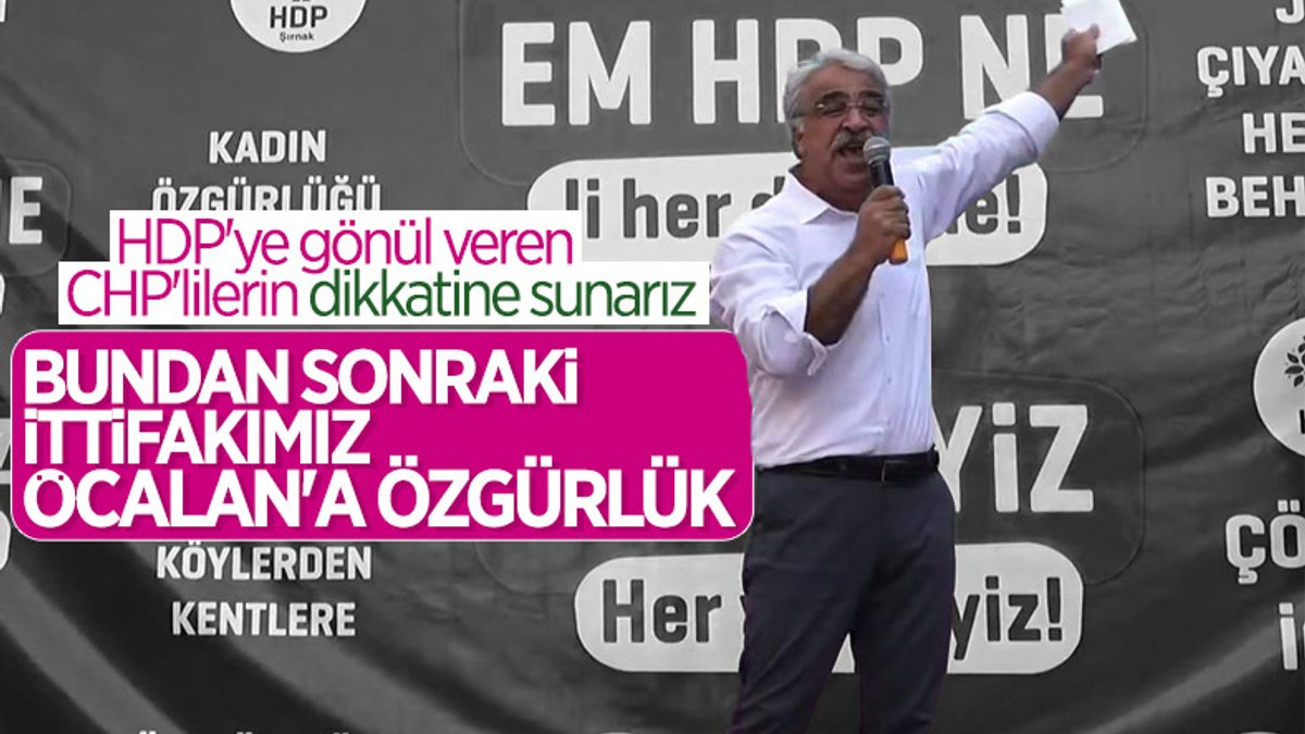 HDP'den terörist başı Abdullah Öcalan için özgürlük talebi