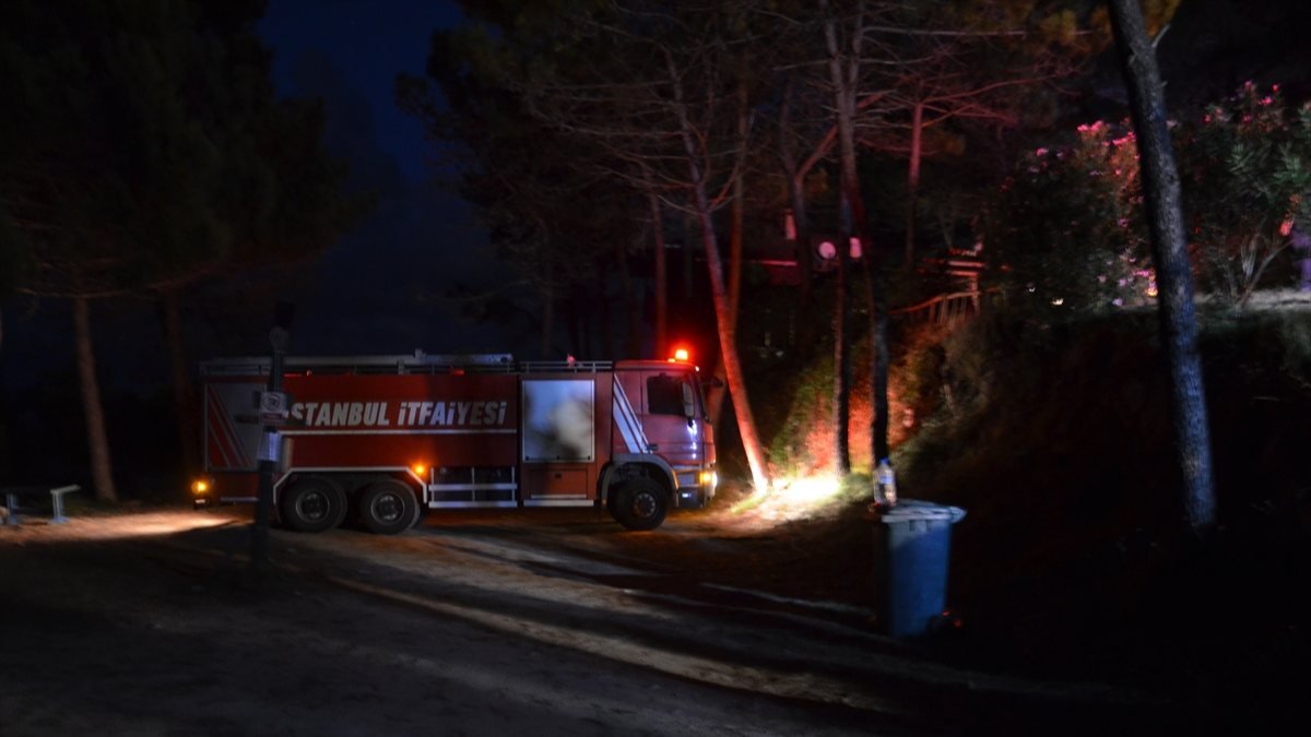 İstanbul'da kamp alanında yangın çıktı