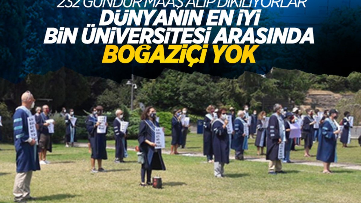 Boğaziçi Üniversitesi'nde akademisyenlerin eylemi devam ediyor