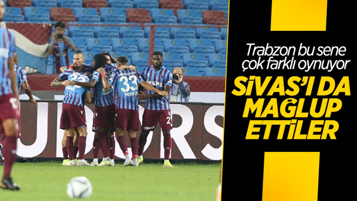 Trabzonspor, Sivasspor'u mağlup etti