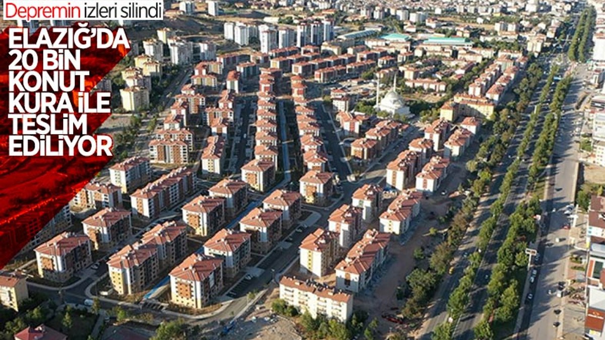 Elazığ'da deprem sonrası yükselen yeni şehir