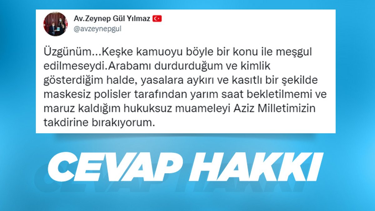 Zeynep Gül Yılmaz'dan polise hakareti sonrası ilk açıklama