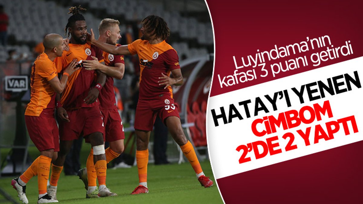 Galatasaray, Hatayspor'u mağlup etti