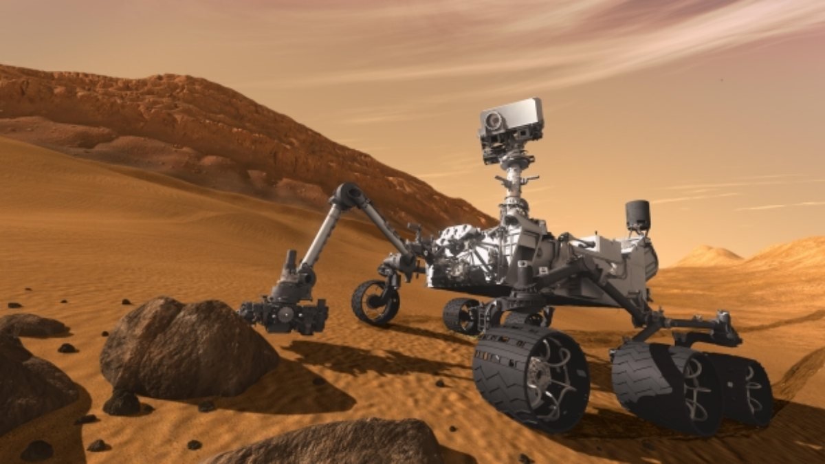 NASA'nın Curiosity Mars aracından yeni selfie