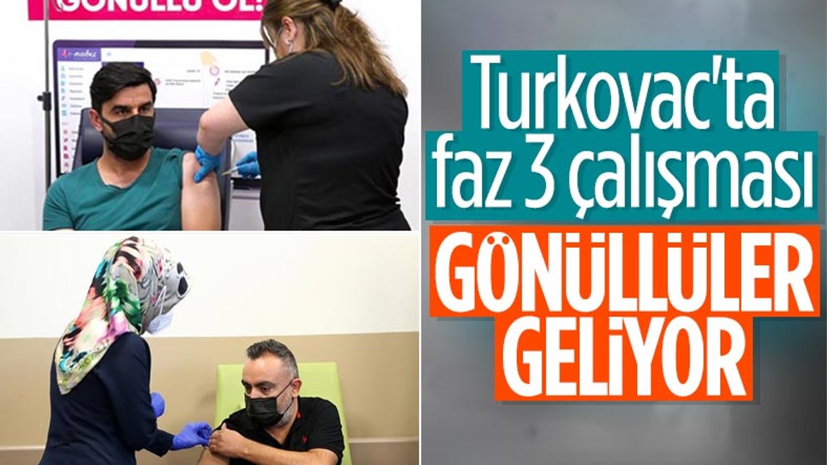Kayseri'de Türk aşısı, faz 3 çalışması kapsamında gönüllülere uygulanmaya başlandı