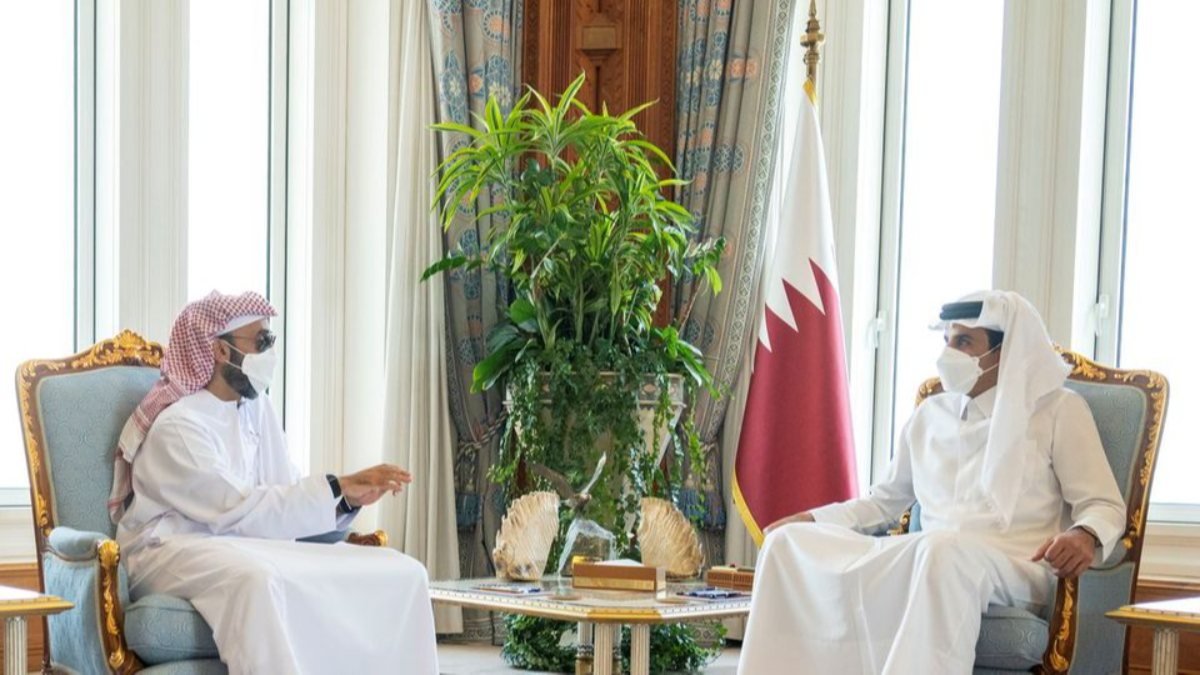 BAE Ulusal Güvenlik Danışmanı Al Nahyan, Katar Emiri ile görüştü