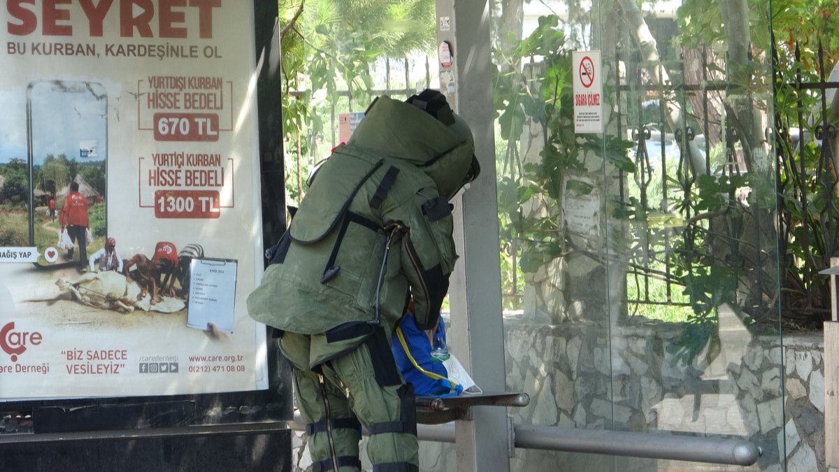 Çanakkale'deki şüpheli çantanın sahibi bulununca patlatılmadı