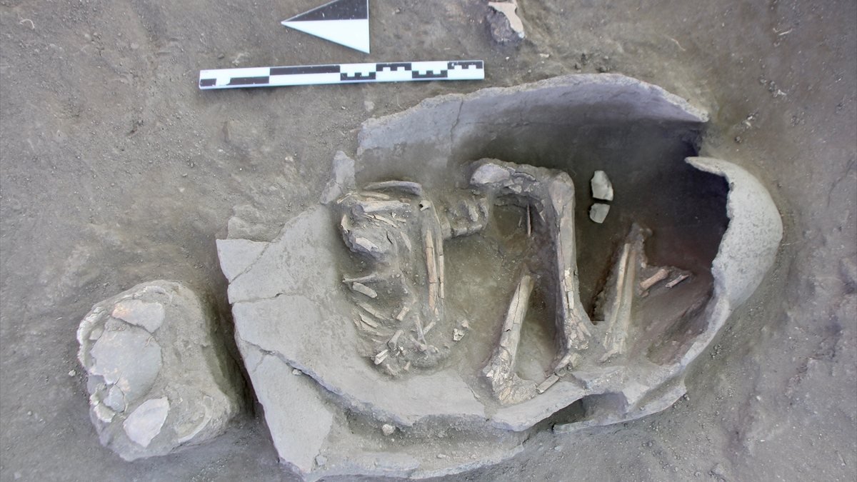 Eskişehir'de 5 bin yıllık çocuk iskeletleri bulundu