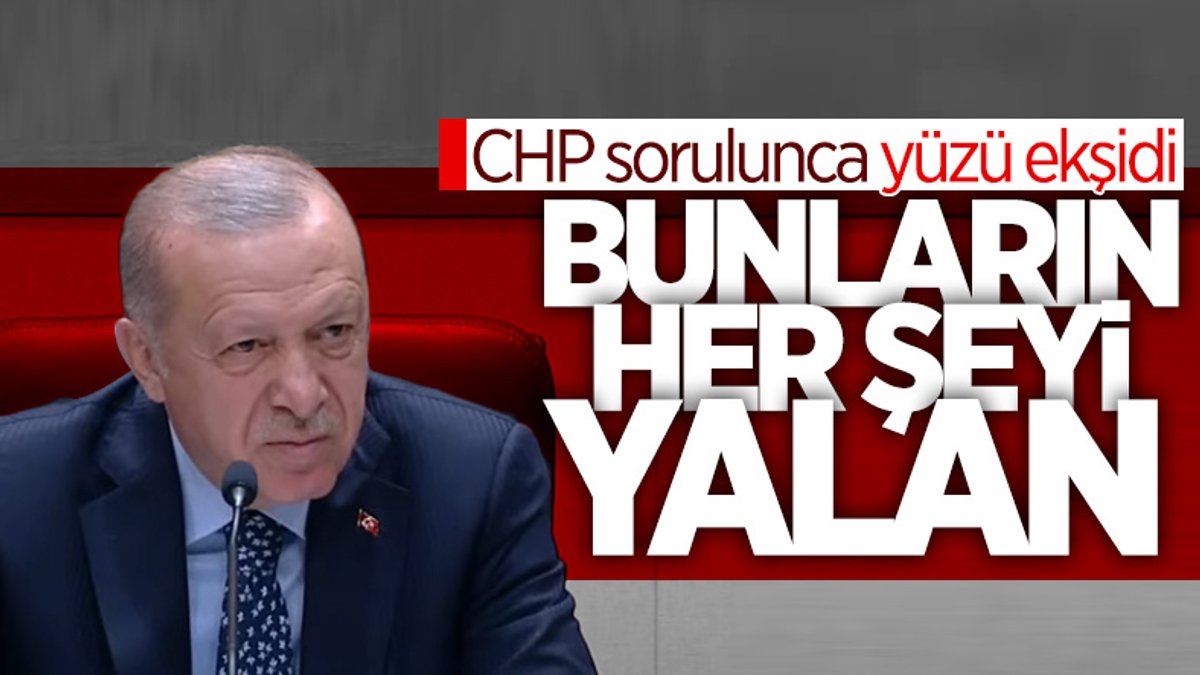 Cumhurbaşkanı Erdoğan'dan muhalefete sert sözler