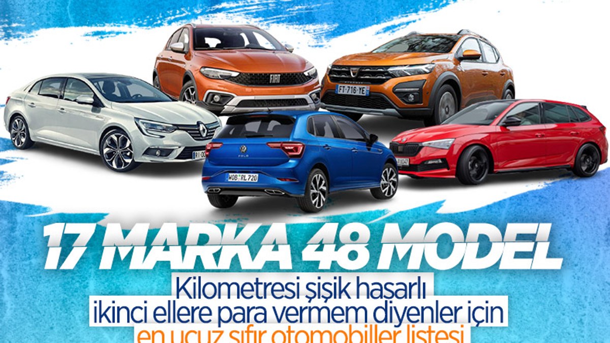 Türkiye'de satılan en ucuz sıfır otomobiller: Ağustos ayı güncel fiyat listesi