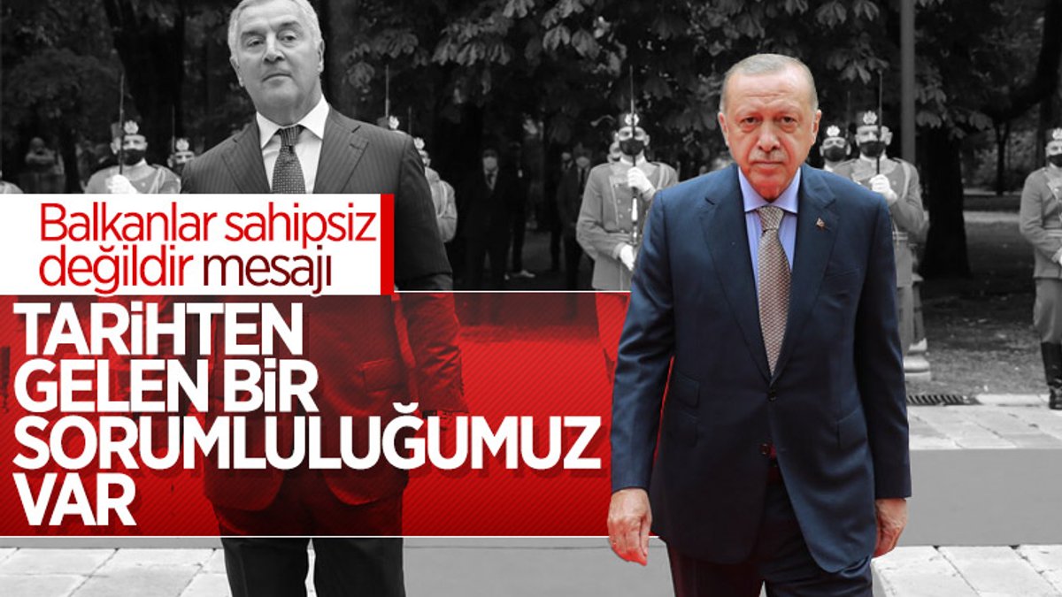 Cumhurbaşkanı Erdoğan'ın Karadağ'daki basın toplantısı konuşması