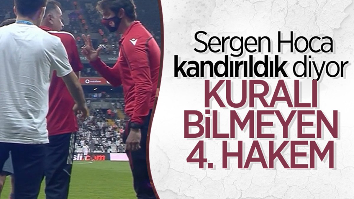 Beşiktaş maçında kural bilmeyen 4. hakem skandalı